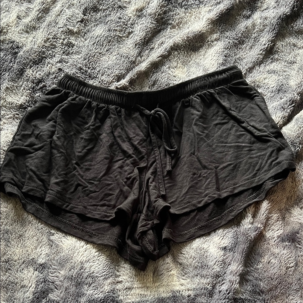 Forever 21 Black Elastic Waist Shorts